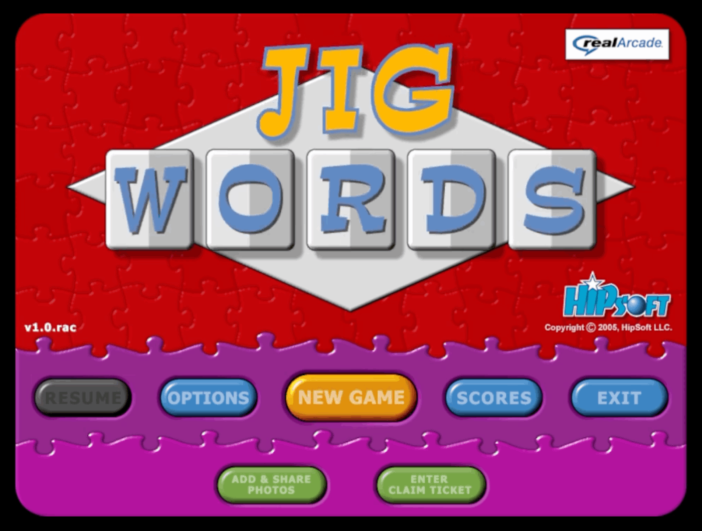 Jig Words computer game 2