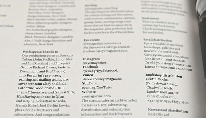 Eye magazine #107 10