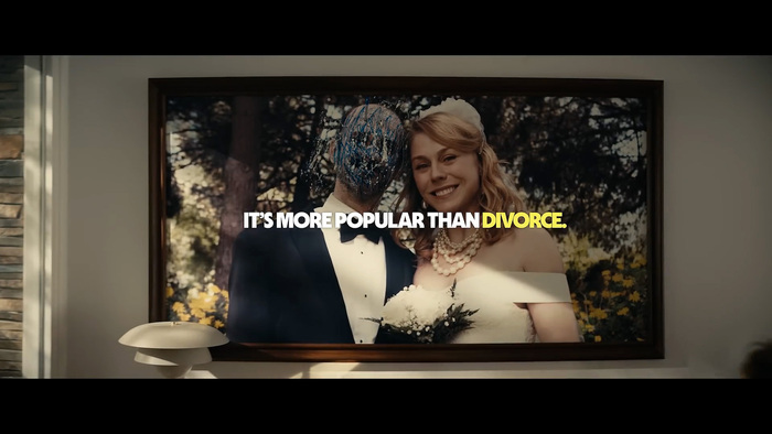 A still from a Tubi broadcast commercial.