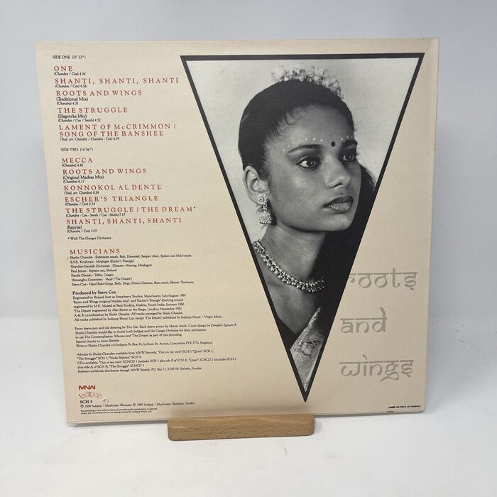 Vinyl release, back cover