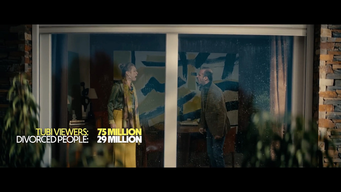 A still from a Tubi broadcast commercial
