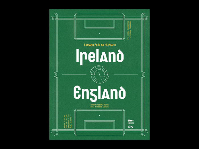 Ireland vs. England football programme cover 5