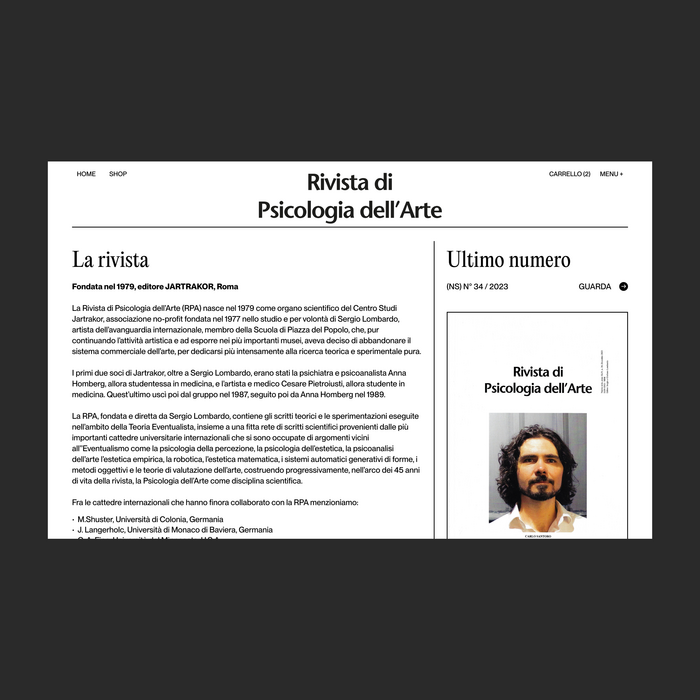Rivista di Psicologia dell’Arte website 2