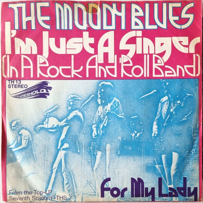 The Moody Blues – “I’m Just a Singer (in a Rock and Roll Band)” German single cover 3