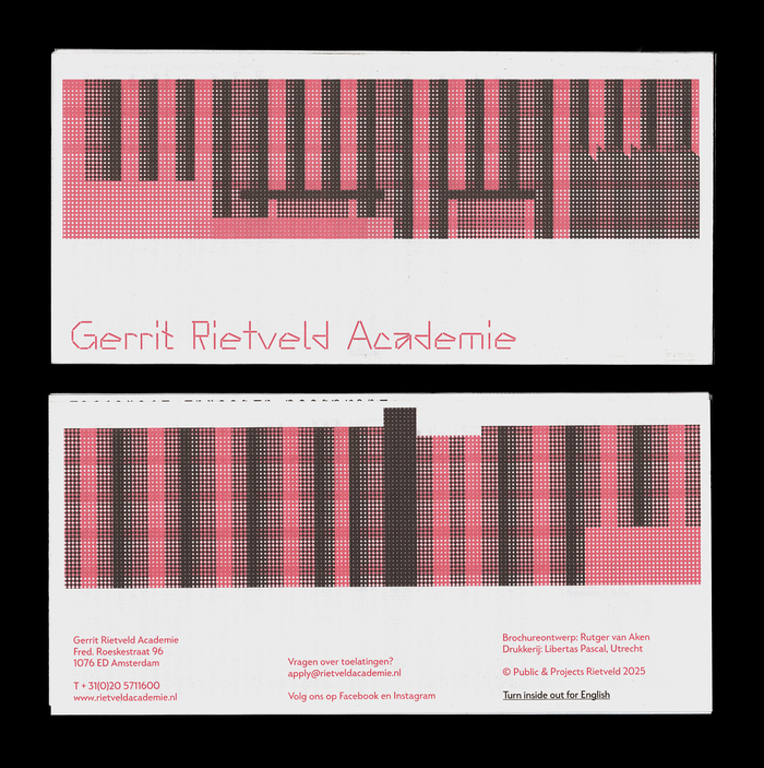 Gerrit Rietveld Academie brochure 2