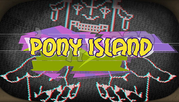 Logo, showing  with glitch effect