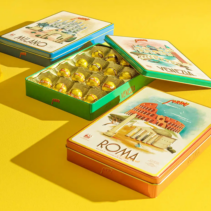 Sorini souvenir chocolate tins 6
