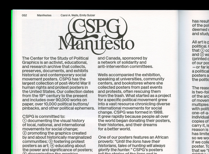 Graphic Cultures of Dissent / Cultures Graphiques de la Contestation 7