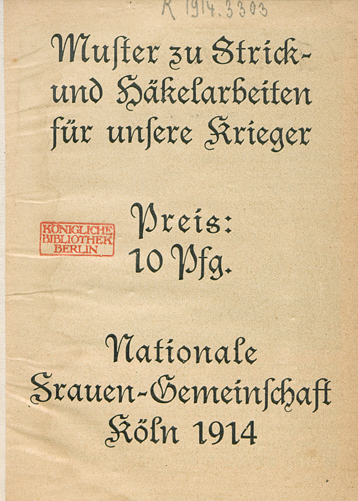 Muster zu Strick- und Häkelarbeiten für unsere Krieger 1