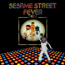<cite>Sesame Street Fever</cite> album art