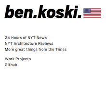 Ben Koski website