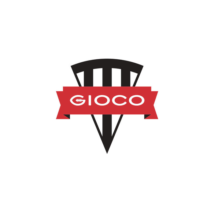 The Slice Logo is the primary logo used for Gioco. Trio Grotesk has been stretched lengthwise slightly to allow for the ‘G’ to take on the morphology of a football, but still maintain consistency across the rest of the lettering.