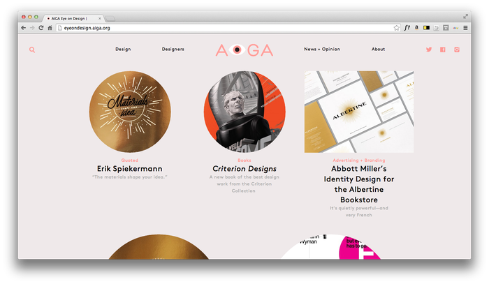 Eye On Design: AIGA Blog 9