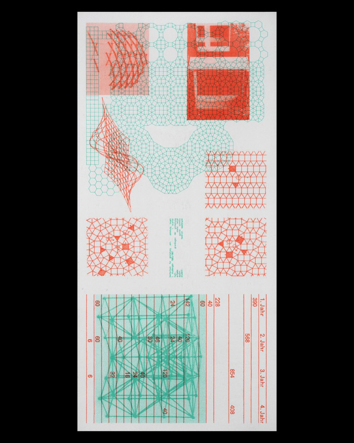 Programmierte Hoffnung. Architekturexperimente an der HfG Ulm folder and invitation 7