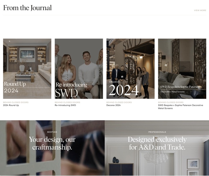 SWD Bespoke website 5