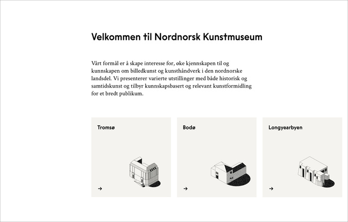 Nord Norsk Kunstmuseum logo and website 9