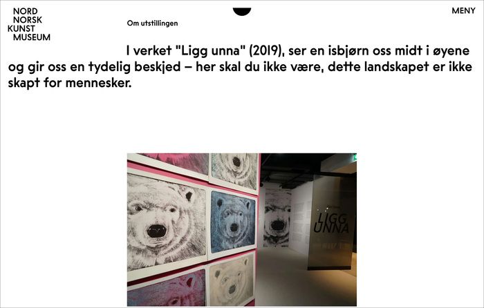 Nord Norsk Kunstmuseum logo and website 2