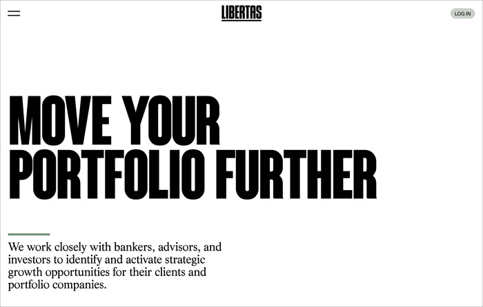 Libertas website 3