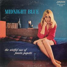 Fausto Papetti – <cite>Midnight Blue</cite> album art