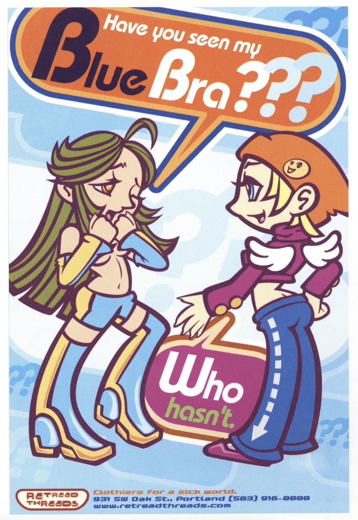 Postcard showing ITC Bauhaus