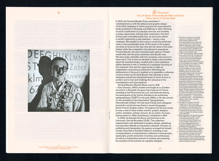 Footnotes issue E: article 21