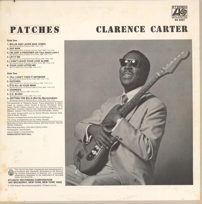 Clarence Carter – Patches album art 2