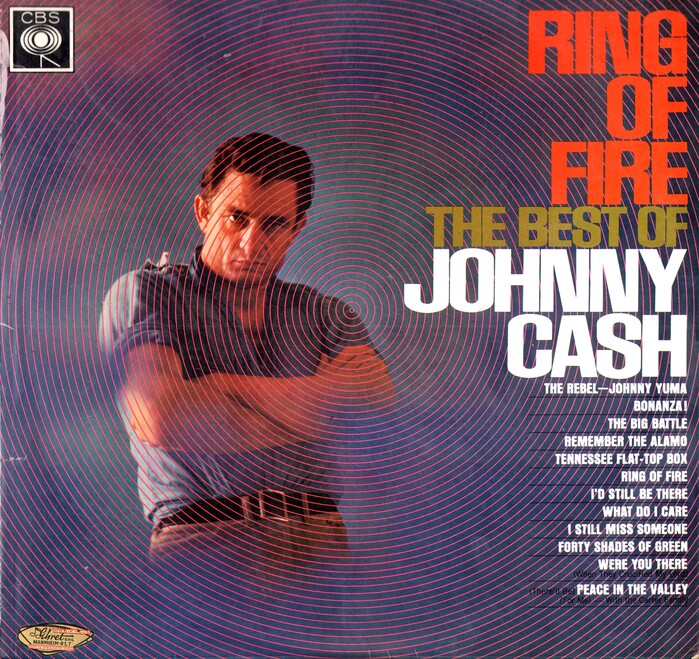 Ring of Fire. The Best of Johnny Cash album art