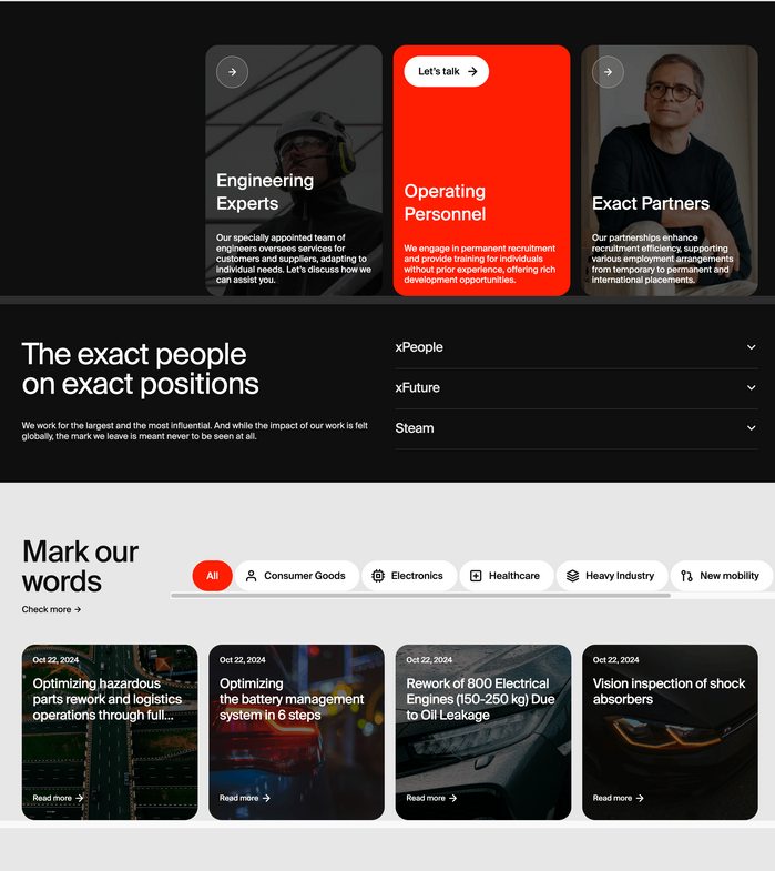 Website detail