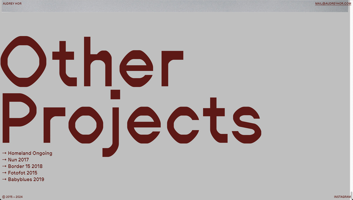 Audrey Hor portfolio website 13