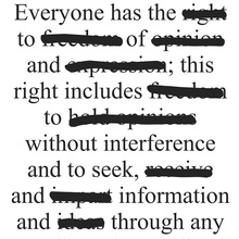 “Article 19” poster