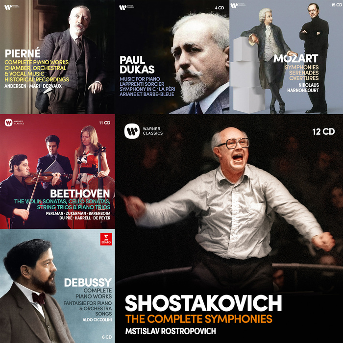 A few covers from the Warner Classics collection