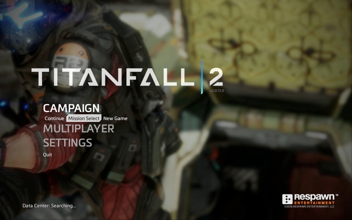 Main menu