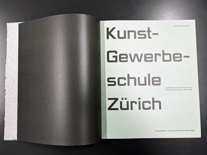 Kunstgewerbeschule Zürich publication 2