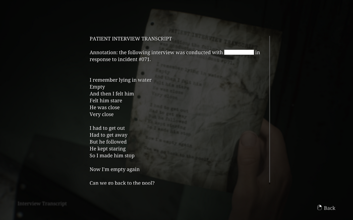 Reading a note