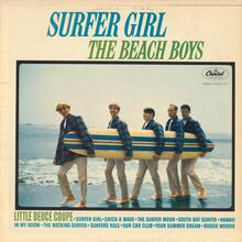 The Beach Boys – <cite>Surfer Girl</cite> album art