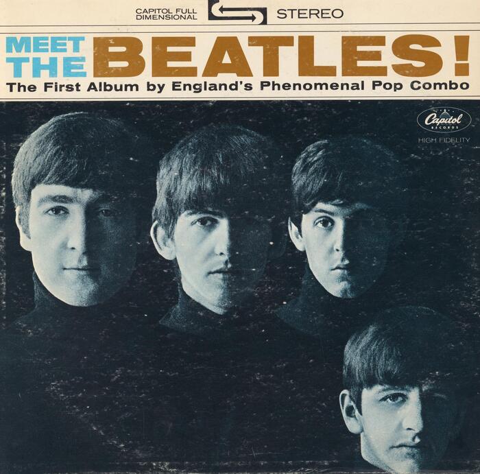 The Beatles – Meet The Beatles album art 1