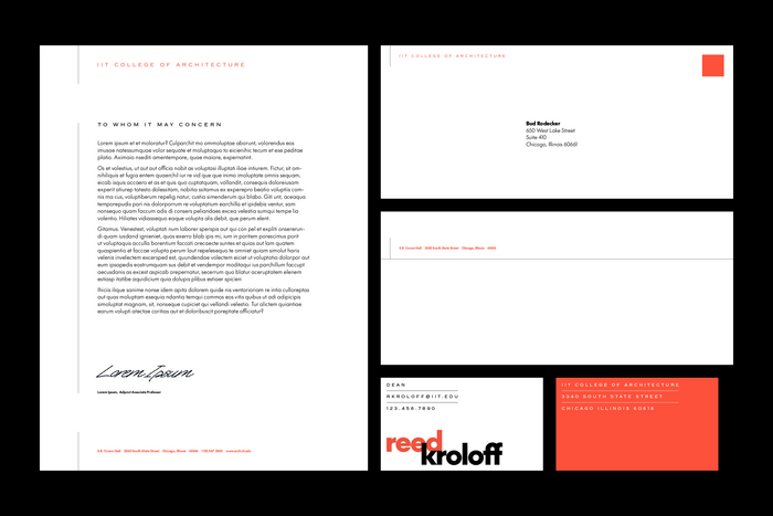 IIT College of Architecture visual identity 6
