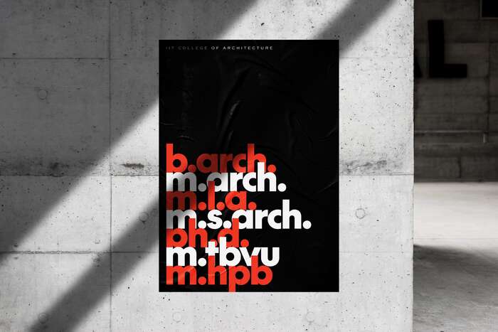 IIT College of Architecture visual identity 8
