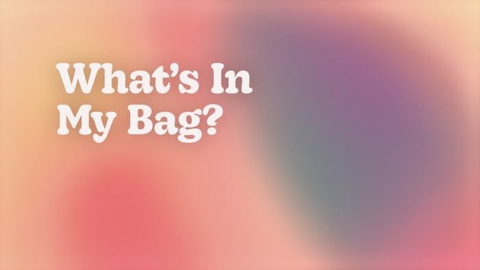 “What's In My Bag?” title card from Season 1, Episode 1, in Decoy