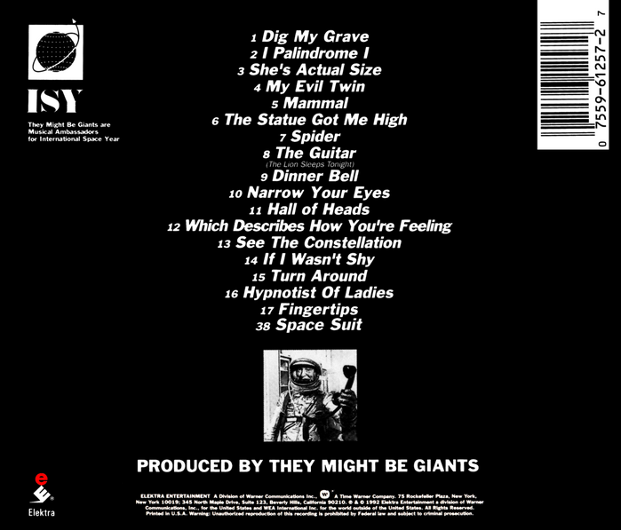 They Might Be Giants – Apollo 18 album art 2