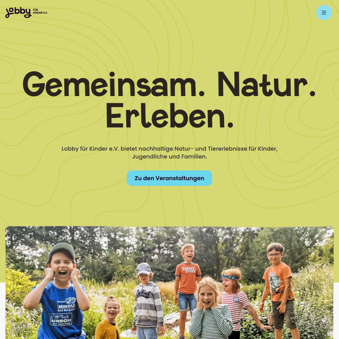 Lobby für Kinder website 1