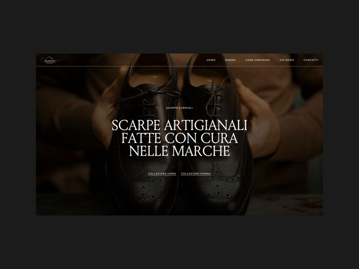 Scarpe Carrioli website 2