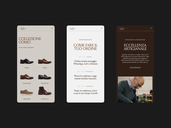 Scarpe Carrioli website 4