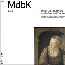 MdbK Leipzig logo and website