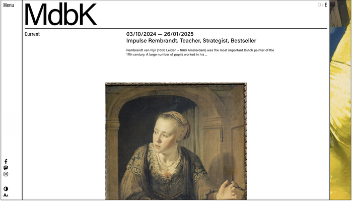 MdbK Leipzig logo and website 1
