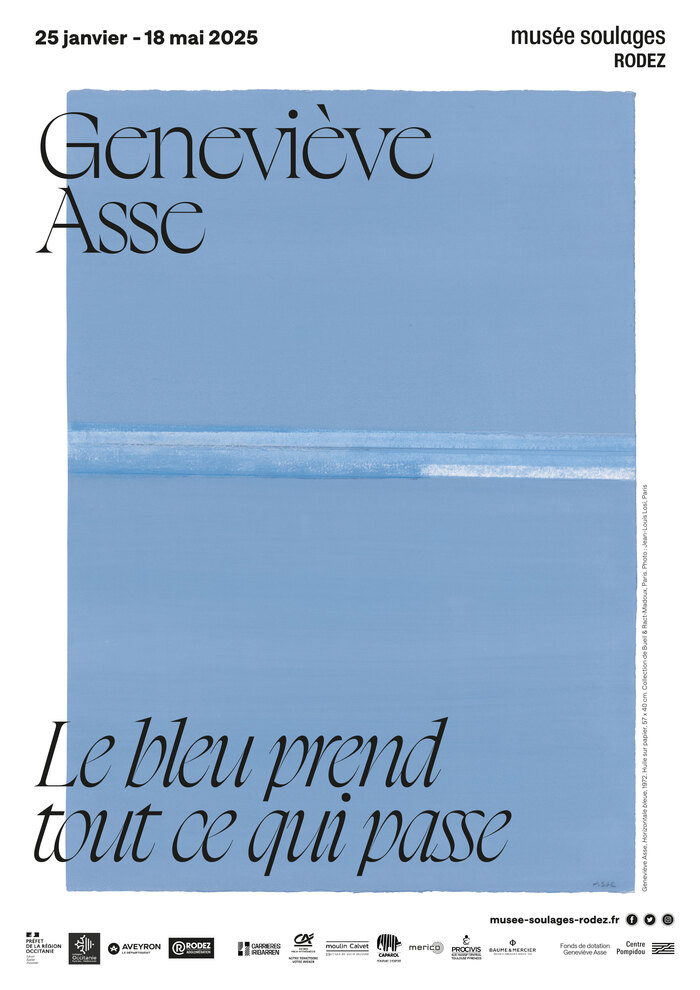 Geneviève Asse – Le Bleu prend tout ce qui passe exhibition and catalog 7
