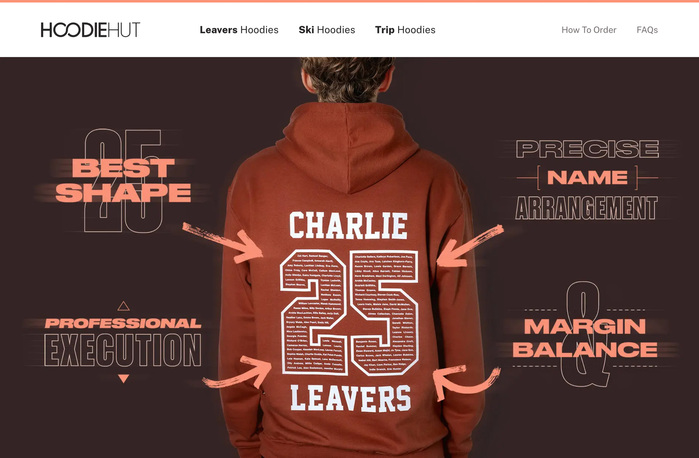 HoodieHut website 2