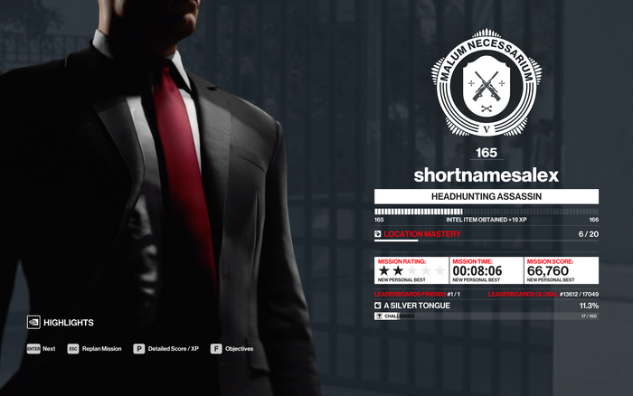 Completing a mission. Noto Sans is used for Mission Time.