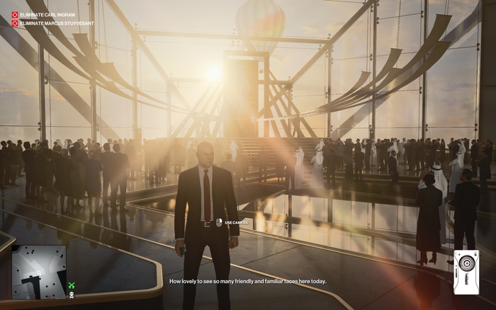 Agent 47 in his natural habitat