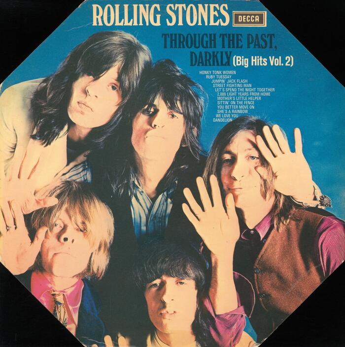 UK pressing on Decca Records. Track names are listed in  Condensed.